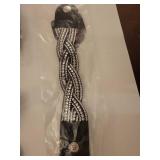 Black Glass Bead Necklace and Jewelry Set