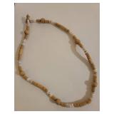 Beaded Necklace Collection - Pink Coral and Wood