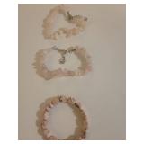 Rose Quartz Chip Bracelet with Silver Clasp