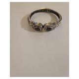 Designer Crystal and Silver Beaded Bracelet Set