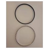 Fashion Jewelry Set - Black and Silver Collection