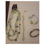 Paparazzi Jewelry Collection - Green and Blue Beaded Set