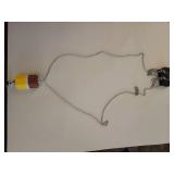 Paparazzi Jewelry Set - Wooden Pencil Necklace and Navy Beaded Necklace