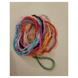 Mixed Jewelry Collection - Beaded Necklaces and Heart Pendant