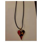 Mixed Jewelry Collection - Beaded Necklaces and Heart Pendant