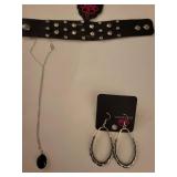 Paparazzi Jewelry Set - Black and Silver Collection