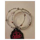 Paparazzi Red Bead and Silver Chain Jewelry Set