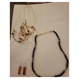 Handcrafted Stone and Copper Jewelry Set