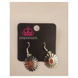 Paparazzi Jewelry Set - Red Beaded Necklace, Daisy Earrings and Boho Bracelets