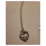 Paparazzi White Bead Necklace and Crystal Earring Set