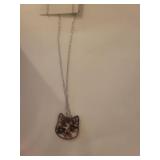 Paparazzi Jewelry Set - Charm Hoops, Ring & Cat Necklace