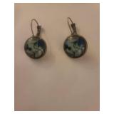 Handmade Jewelry Set with Mandala Earrings and Beaded Pendant