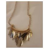 Paparazzi Gold Fringe Statement Necklace Set