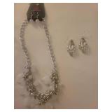 Paparazzi Silver Skeleton Hand Jewelry Set