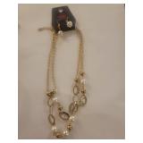 Paparazzi Pearl and Chain Necklace Set