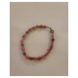 Paparazzi Bracelet Collection - Orange and Pearl Charm Set