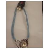 Paparazzi Blue Cord Crystal Necklace and Earring Set