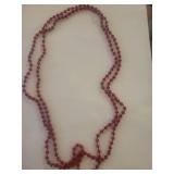 Red and White Beaded Jewelry Collection