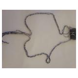 Paparazzi Blue and Silver Beaded Jewelry Set