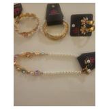 Paparazzi Jewelry Set with Pearls and Crystals