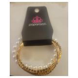 Paparazzi Jewelry Set with Pearls and Crystals