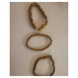 Boho Wood Bead Bracelet Collection