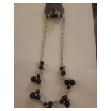 Paparazzi Fashion Jewelry Set - Crystal and Black Pearl Style Necklaces