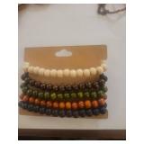 Paparazzi Jewelry Set - Copper Circle Necklaces and Wood Bead Bracelets