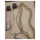 Paparazzi Jewelry Set - Blue and Crystal Necklaces