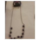 Paparazzi Jewelry Set - Blue and Crystal Necklaces