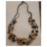 Colorful Multi-Strand Beaded Necklace Set
