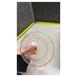 Pink Glass Cocktail Glasses Set - 12 Total Glasses