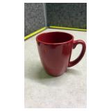 Corelle Red Ceramic Coffee Mug Set of 4
