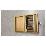 Sears Craftsman Wood Drill Bit Set with Box