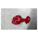 Red Ceramic Lobster Salt and Pepper Shakers(SS)