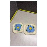 Floral Crochet Pot Holders