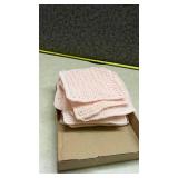 Handmade Pink Crochet Pot Holders Set