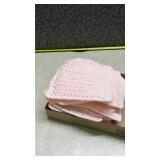 Handmade Pink Crochet Pot Holders Set