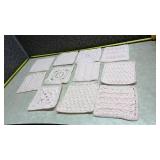 Handmade Pink Crochet Pot Holders Set