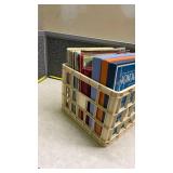 Mixed Music Album Collection with Storage Crate