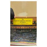 Mixed Music Album Collection with Storage Crate