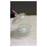 Clear Glass Candy Dish with Lid