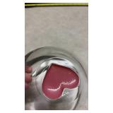 Orrefors Sweden Heart Glass Bowl