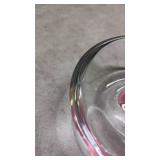 Orrefors Sweden Heart Glass Bowl