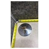 Cut Glass Candy Dish with Chrome Lid