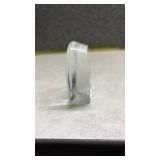 Scandinavian Glass Viking Ship Paperweight