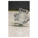 Lead Crystal Four Leaf Clover Decorative Paperweight