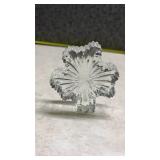 Lead Crystal Four Leaf Clover Decorative Paperweight
