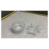 Mixed Crystal Cut Glass Serving Bowls Set