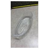 Mixed Crystal Cut Glass Serving Bowls Set